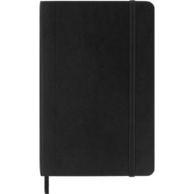 Moleskine Classic Pocket Notebook - Soft Cover, Ruled, Black, 3.5 x 5.5 Inches