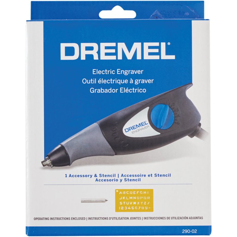 Dremel Micro Engraver Kit - Lightweight Handheld Metal Glass Wood Engraving Tool