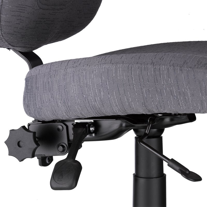 Ergonomic Sewing Chair with Adjustable Height & Backrest - Gray