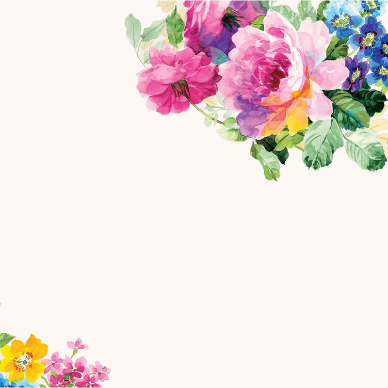 Peony Garden Desk Notes Hardcover Set - Elegant Office & Home Memo Pads
