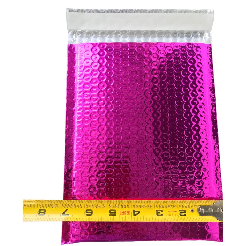 6x9 Magenta Bubble Mailers - 5 Padded Self-Sealing Envelopes