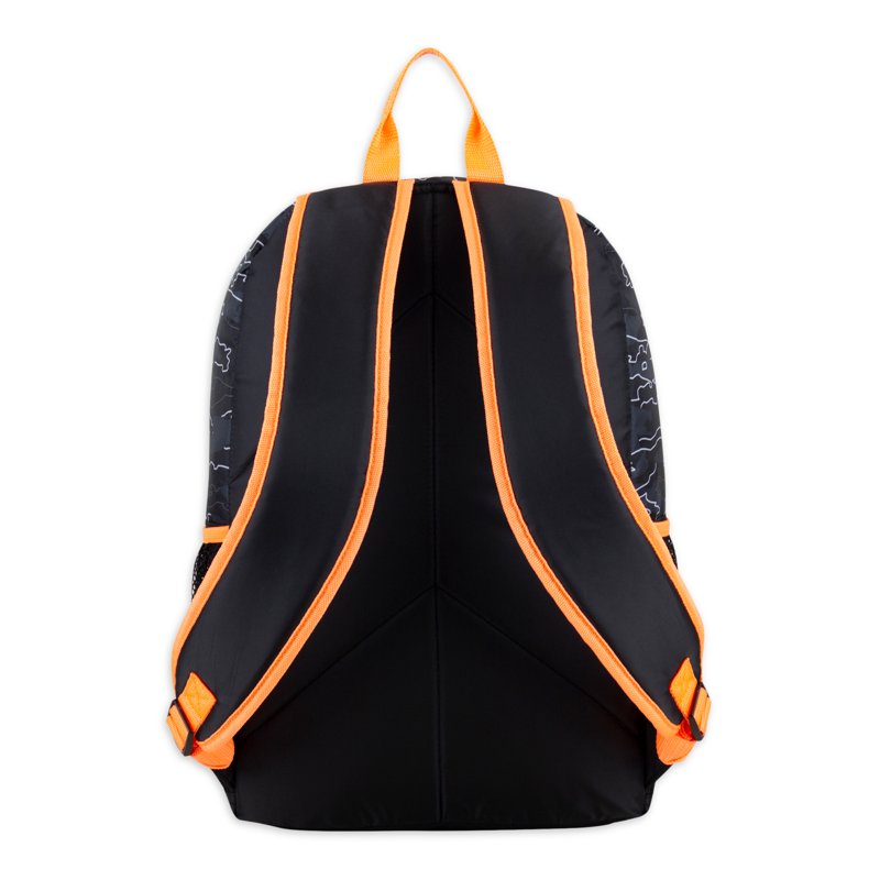 Unisex Triple Pocket Backpack with Padded Straps & Multiple Compartments
