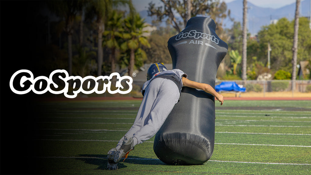 Inflatable Football Tackling Dummy with Water-Weighted Base - 70 Inch Practice Equipment