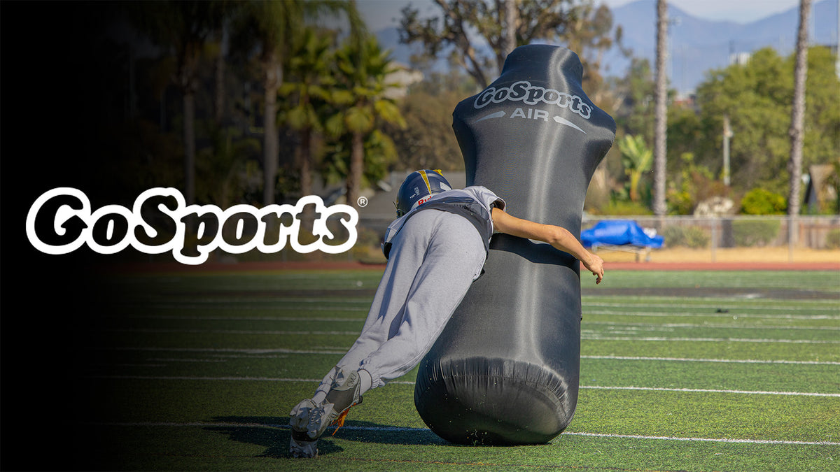 Inflatable Football Tackling Dummy with Water-Weighted Base - 70 Inch Practice Equipment