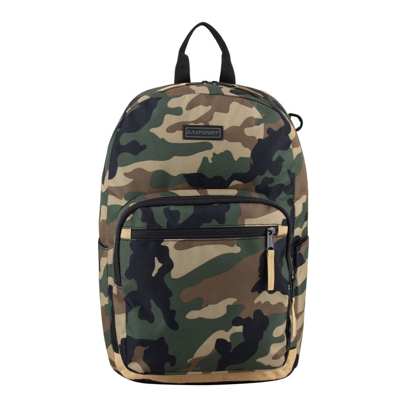 Unisex 17-Inch Backpack & Lunch Box Set - Green Army Camo
