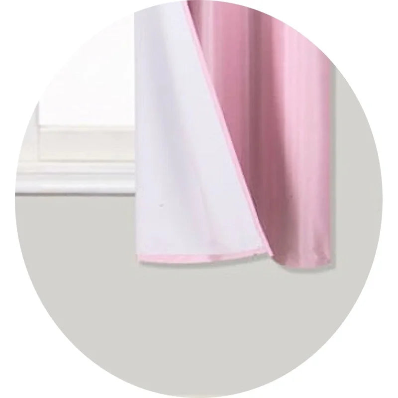 2-Piece Short Window Curtain Set with Foam Backing Grommet Panels - Multiple Colors