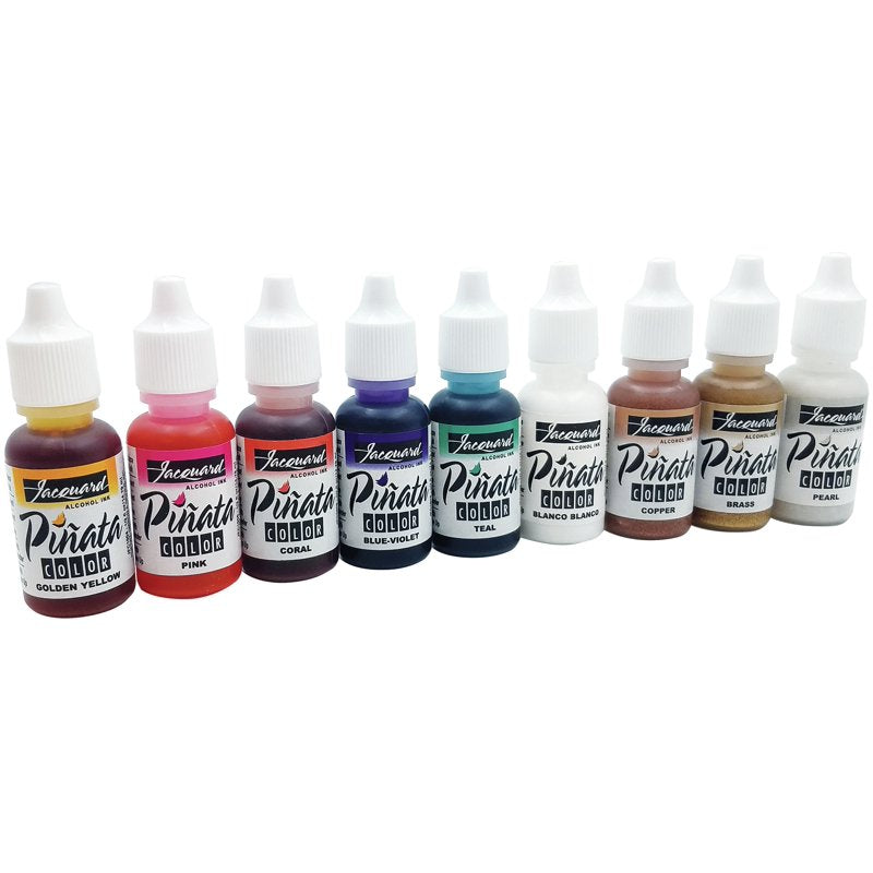 Jacquard Piñata Exciter Pack - 9 Vibrant Colors for Art and Craft