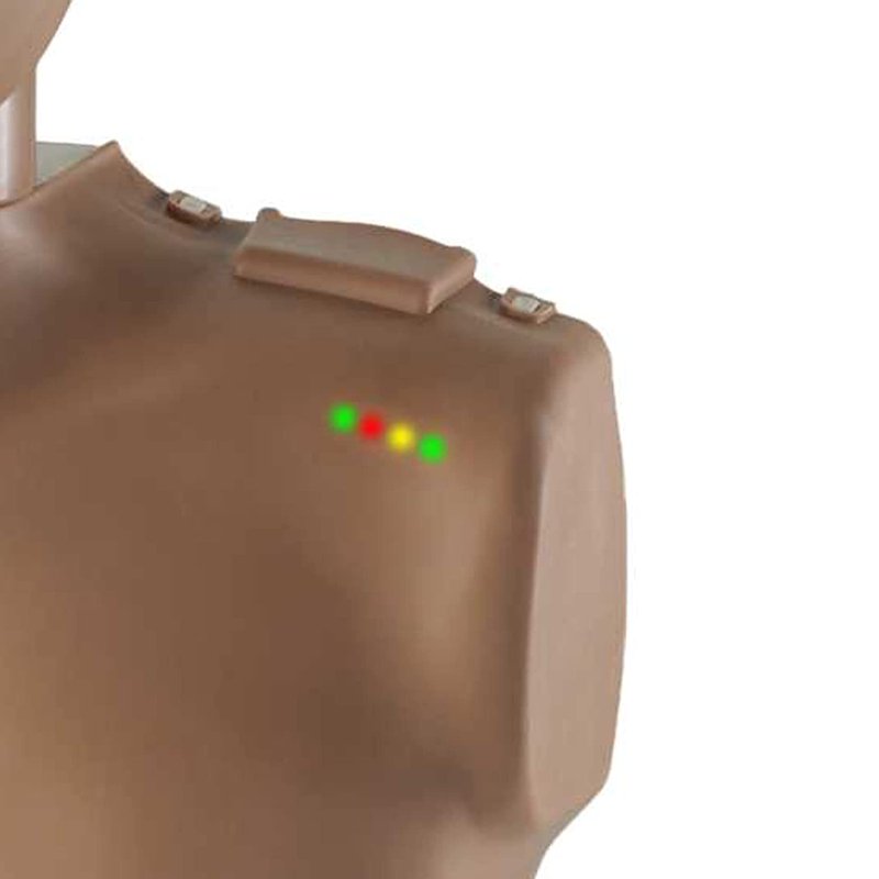 CPR Training Manikins with Monitor - Dark Skin Tone, 4-Pack