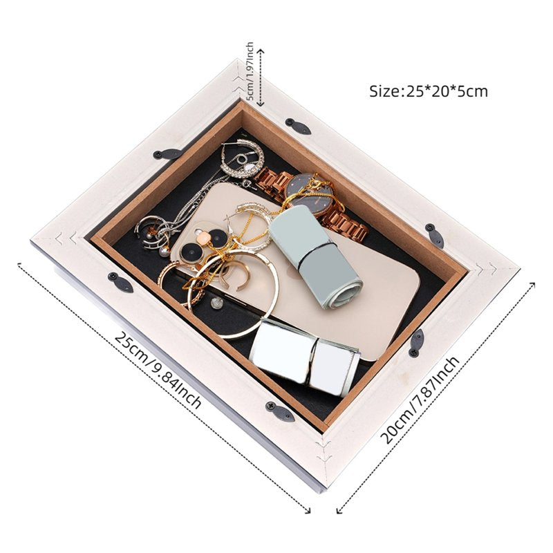 Discreet Fireproof Photo Frame Safe with Hidden Storage and Waterproof Zipper