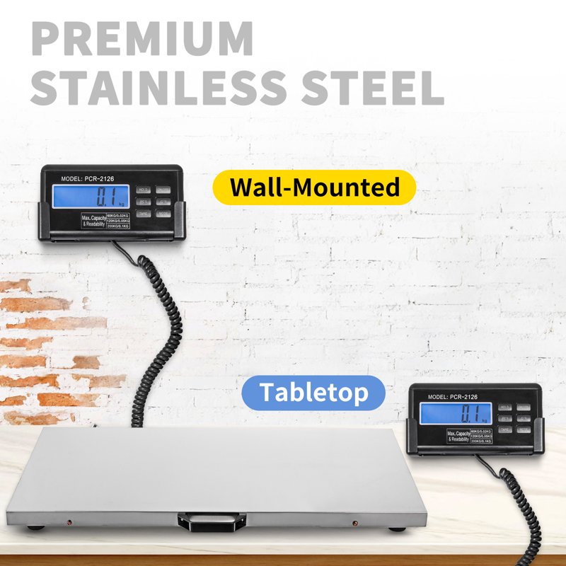 Heavy-Duty Livestock Digital Scale 880 lbs Large Animal Pet Vet Floor Scale