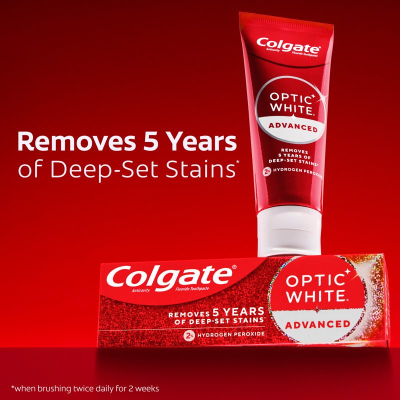 Multi-Pack Whitening Toothpaste with Hydrogen Peroxide - Mint Flavor, 3.2 OZ