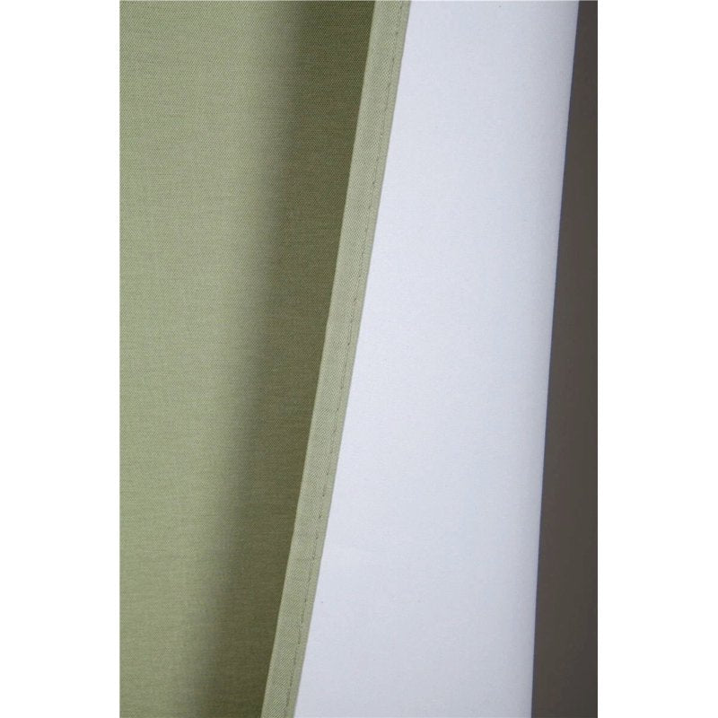 2-Piece Linen Window Curtain Panels - Matte Solid Colors, Light Blocking