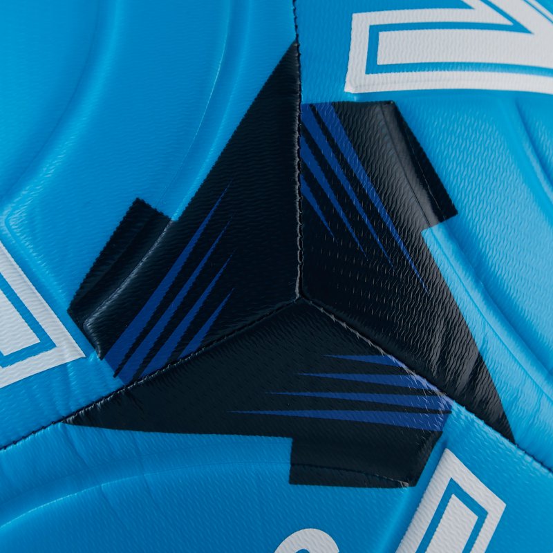 Mitre Impel One Training Soccer Ball 4, Fluo Blue – 6-Panel, Soft-Touch Foam