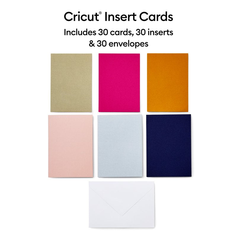 Cricut Insert Cards & Sampler Set for Greeting Cards - 30 Pack