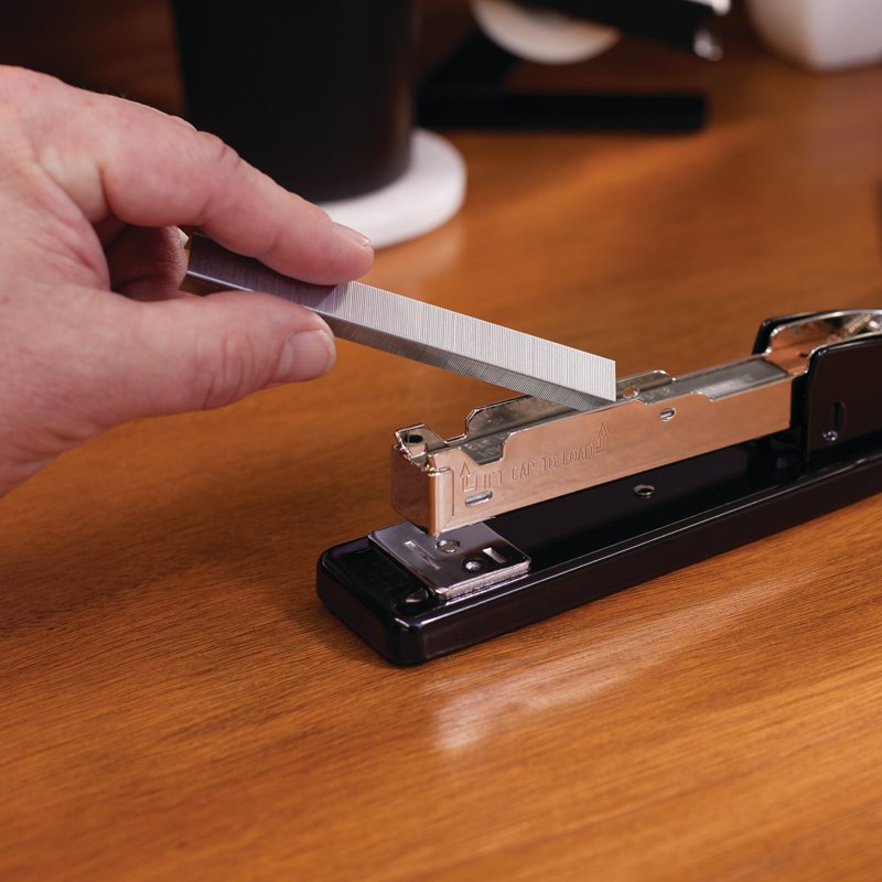 Commercial Desk Stapler - 20 Sheet Capacity, Heavy Duty, Black