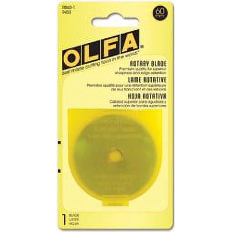 Rotary Blade Refill 60mm for Rotary Cutters - 2-Pack