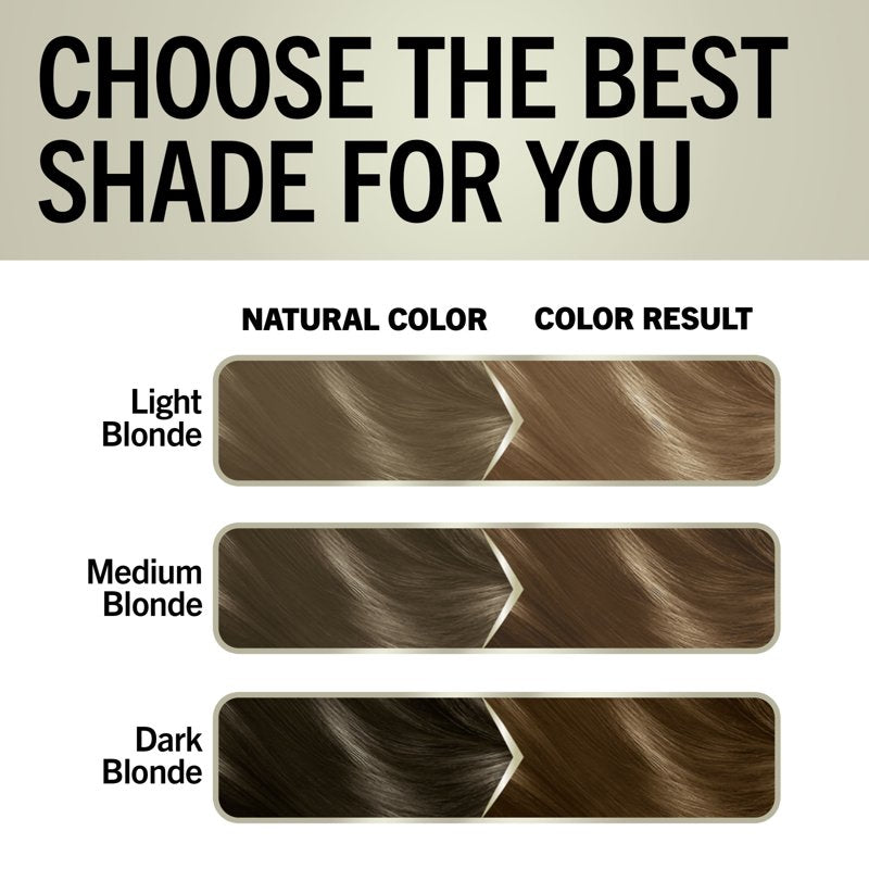 Permanent Hair Dye Kit for Blonde Hair - Multiple Shades, Up to 4 Levels Lift