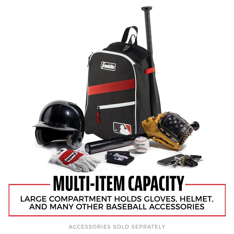 Youth Baseball Bat Pack Bag Holds 2 Bats Waterproof Sport Equipment Carrier