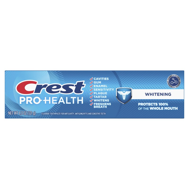 Whitening Gel Toothpaste with Fluoride - 4.3 oz, Multipack Options