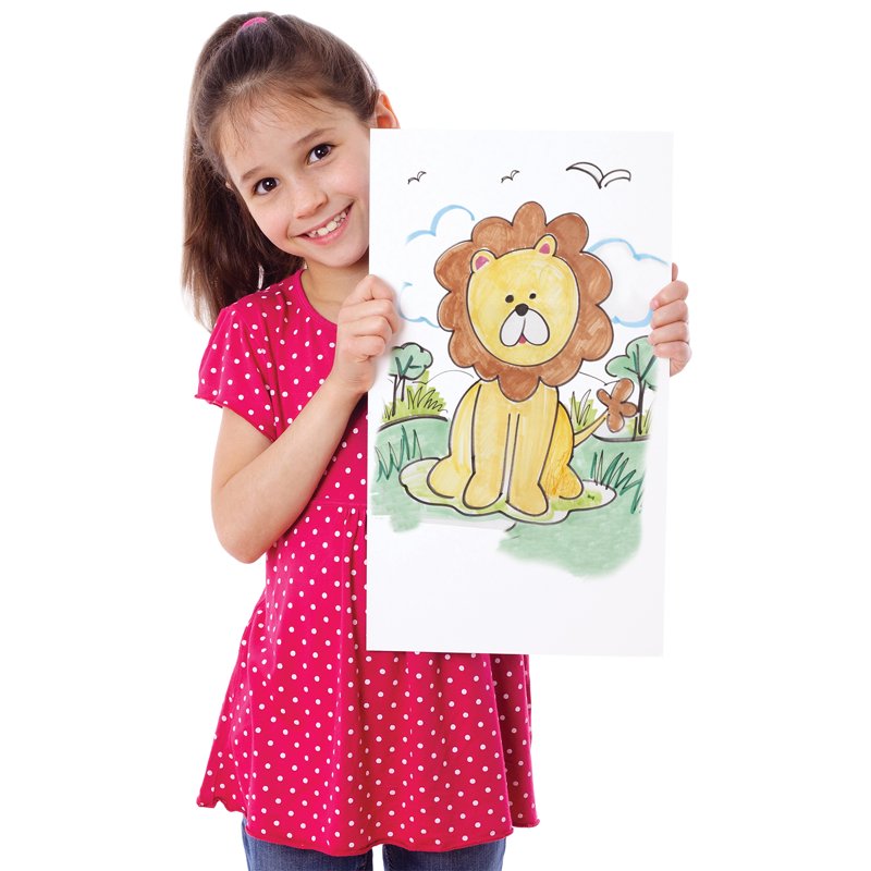Washable Art Markers Set - 20 Bright Colors for Kids & Beginners