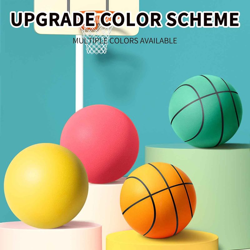 Silent Indoor Basketball Dribbling Foam Ball - No Noise Training Aid