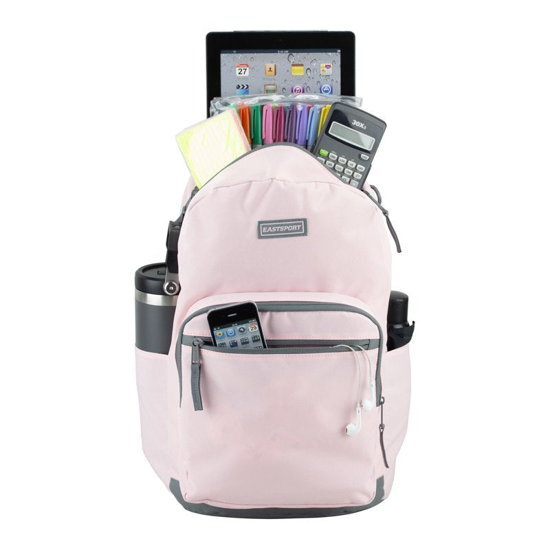 Unisex 17-Inch Backpack & Lunch Box Set - Multiple Colors