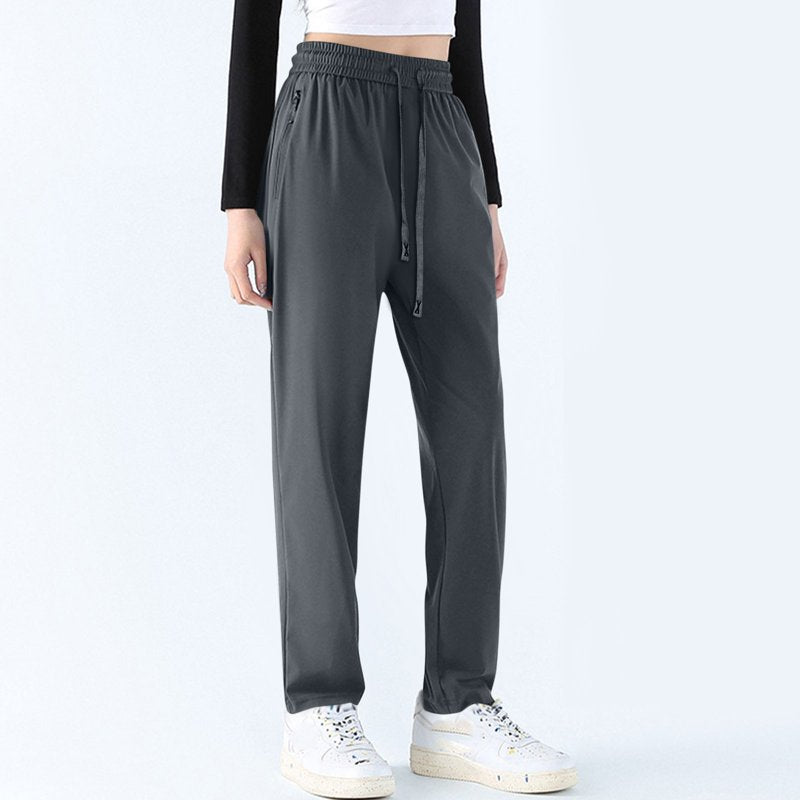 Women's Quick Dry Active Pants with 360° Stretch & Zipper Pockets