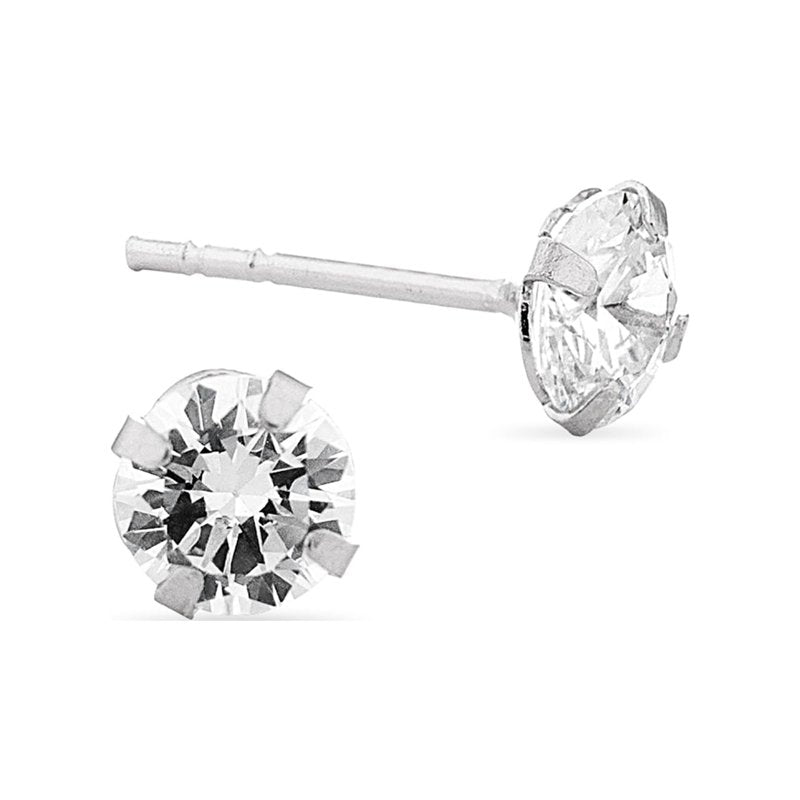 Sterling Silver Cubic Zirconia Hoop Earrings Set - 1.73 Carats, Jewelry Gift