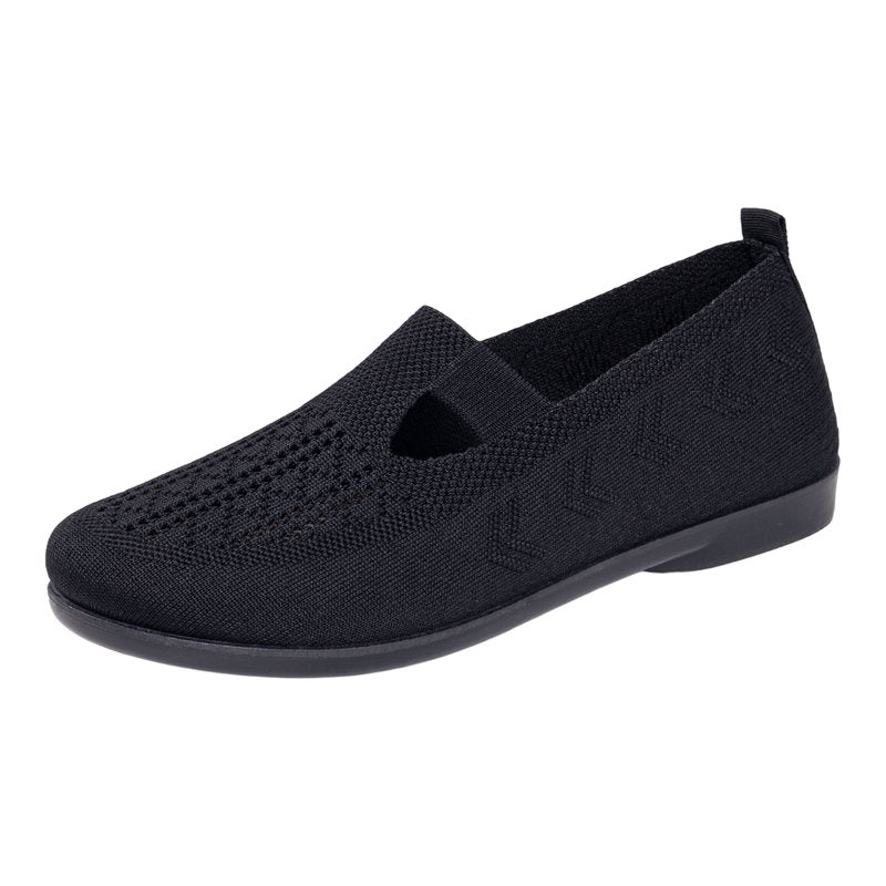 Orthopedic Women’s Mesh Slip-On Shoes with Arch Support & Lightweight Non-Slip Outsole