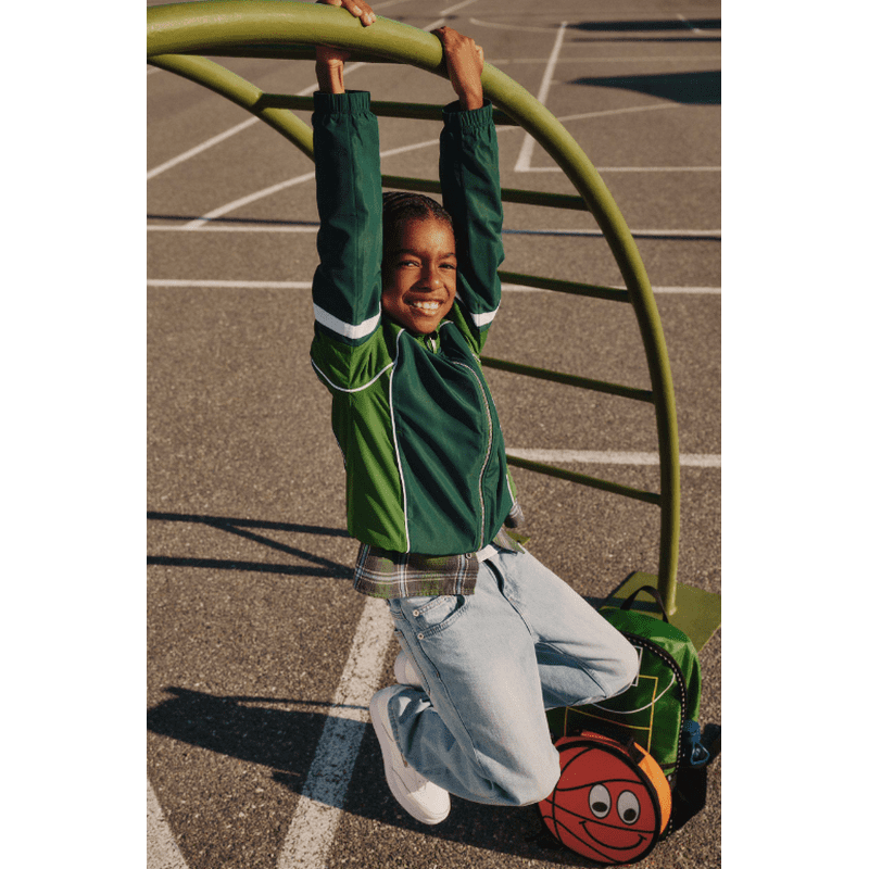 Kids Basketball Backpack & Lunch Set - 17-inch School & Game Day Bag