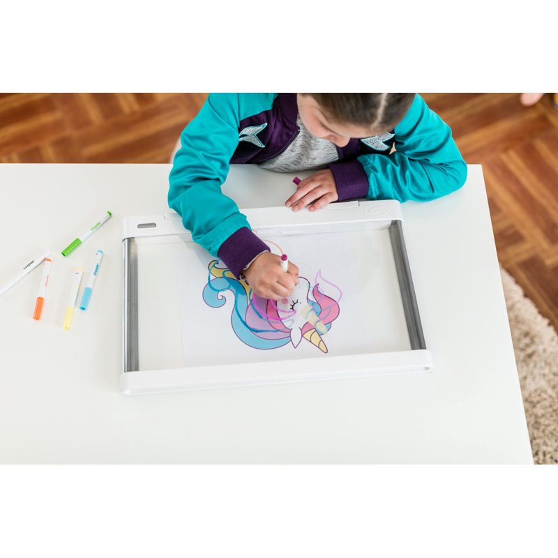 Light-Up Drawing Tablet for Kids with LED Effects & Tracing Panel - Creative Art Toy for Ages 6+