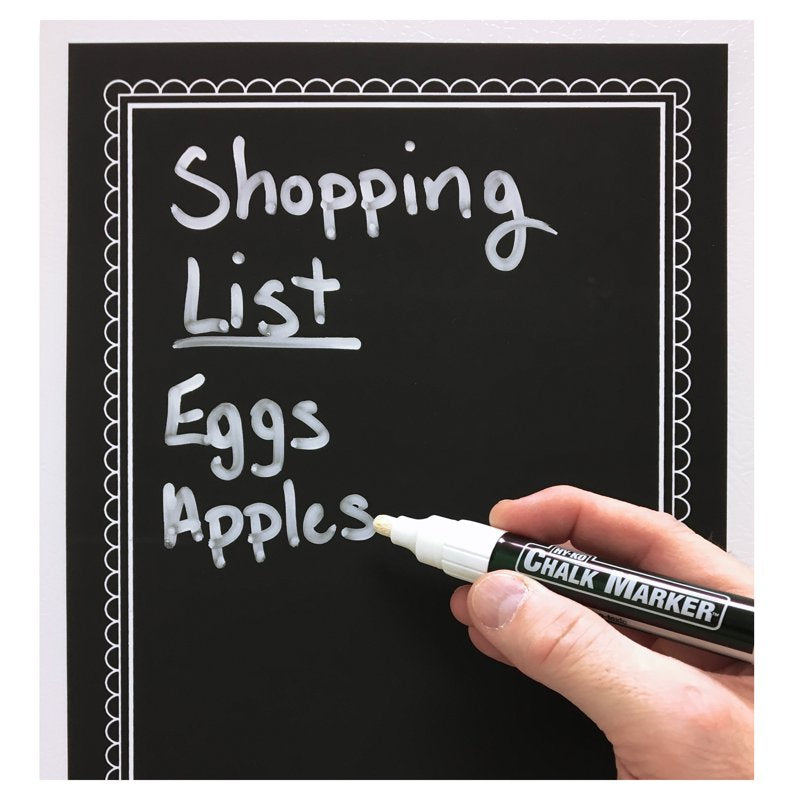 12-Inch Erasable Plastic Chalkboard Sign - Reusable, Durable, Indoor Use