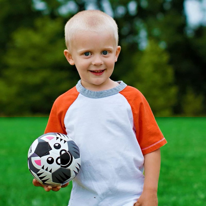 Daball Kid Size 1 Soccer Ball with Pump - Corgi Dog Variation (Ages 1-3)