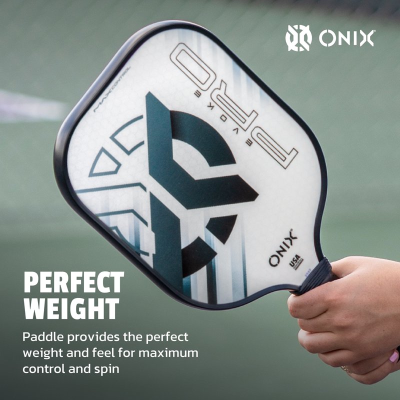 Onix Evoke Pro Pickleball Paddle - Black Variation, Composite Face, Polypropylene Core