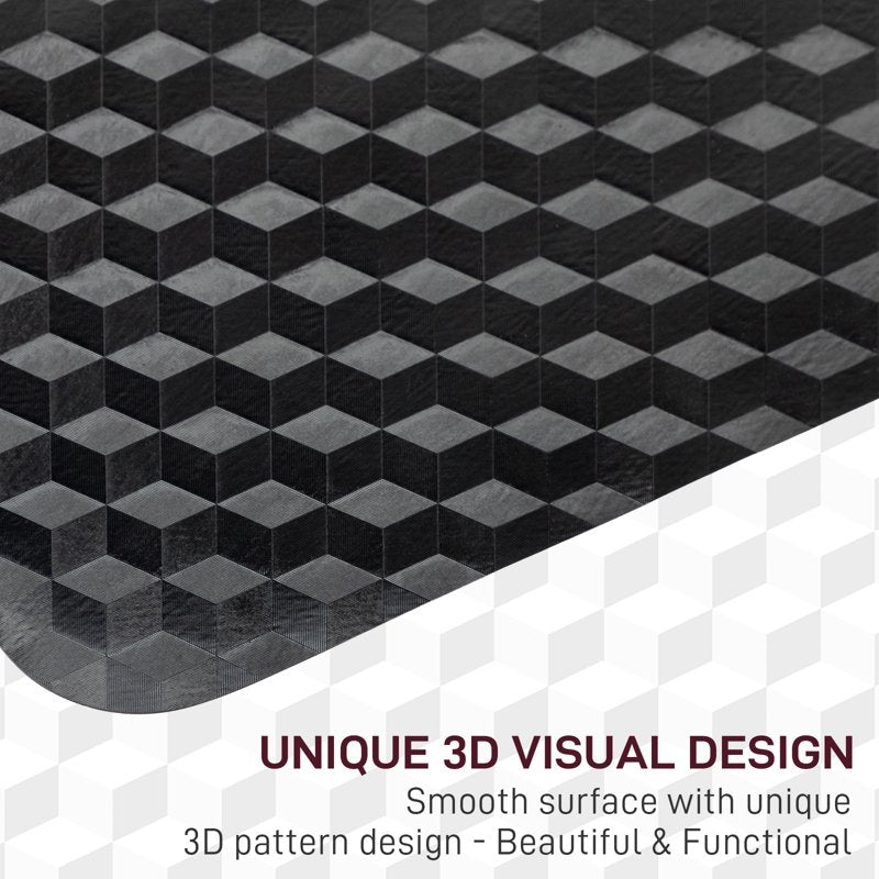 Office Chair Mat for Hard Floors & Carpets 36x48 Anti-Slip Waterproof PVC