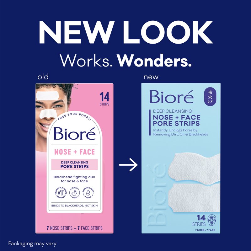 Deep Cleansing Pore Strips for Face & Nose - Blackhead Remover, 14 Pack