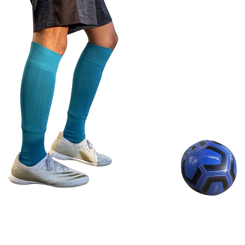 Couver Unisex Soccer Knee High Athletic Socks - 2 Pairs, Neon Pink (Variation: Neon Pink, L)