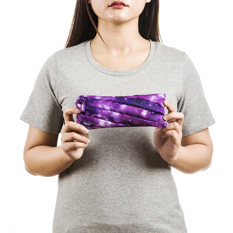 Galaxy Colorz Pencil Case - Bright Purple Pencil Pouch for School & Office