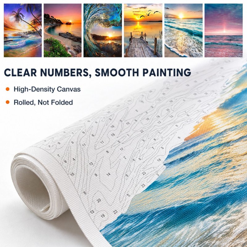 Paint by Numbers Kit for Adults & Beginners - DIY Wall Art & Gift Set 30x40cm