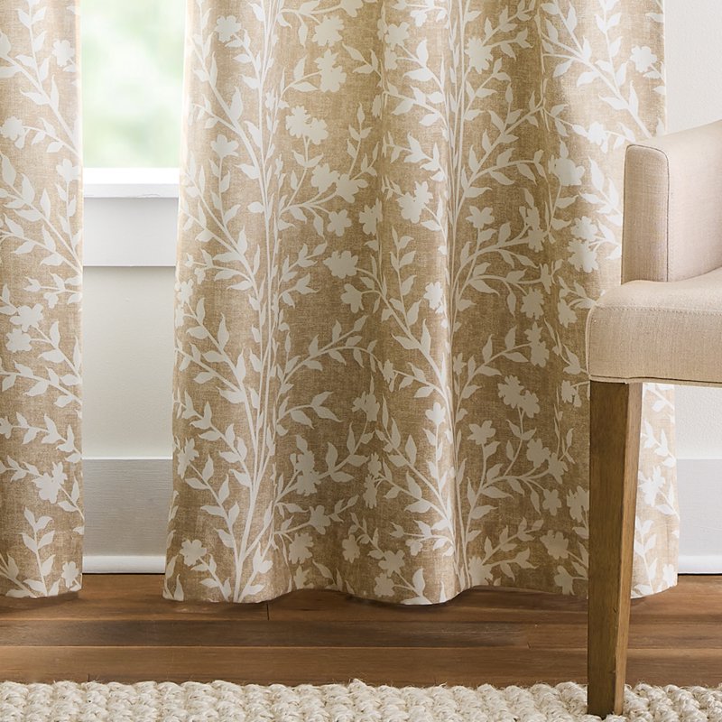 Blackout Linen Curtain Panels - Elegant Indoor Window Treatments for Privacy