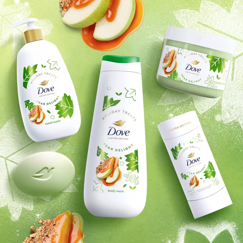 Dove Limited Edition Pear Delight Invisible Solid Deodorant - 72H Odor & Sweat Protection, 2.6 OZ