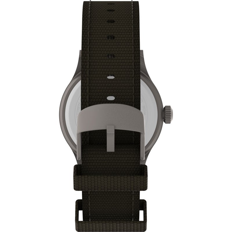 Timex Expedition Scout Men's 40mm Watch with Green Fabric Strap, Black Dial & Water Resistance