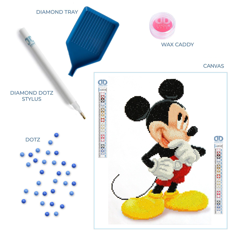 Intermediate Diamond Painting Kit for Characters - Multiple Variants