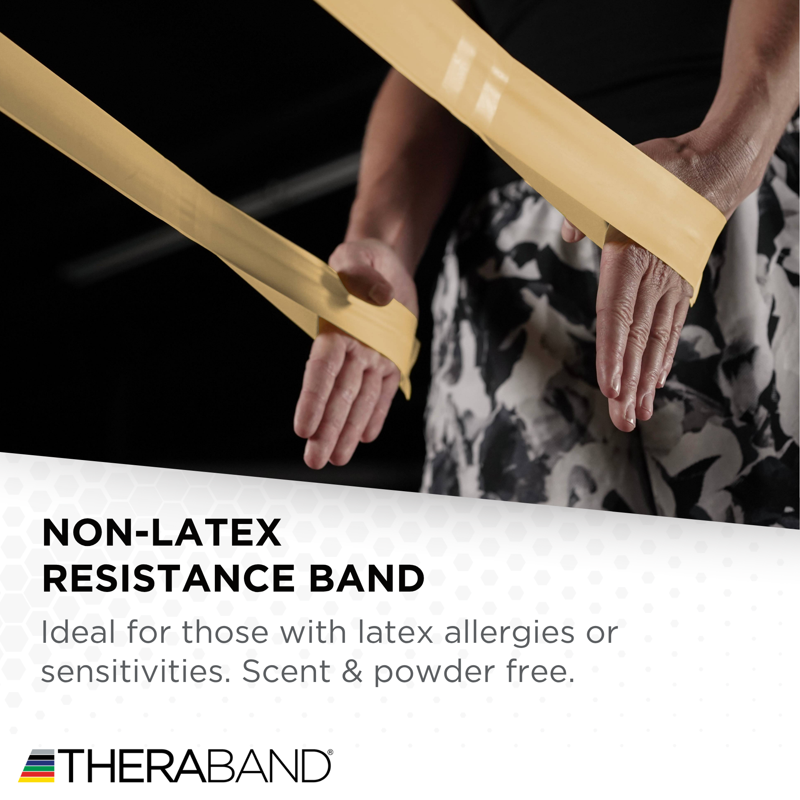 Resistance Bands with Loops - 5 Foot Non-Latex Elastic Workout Bands for Rehab & Fitness