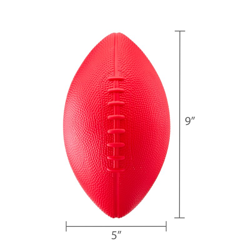 Foam Football Toys for Kids 8.5 Inch Red and Blue Lightweight Play Ball
