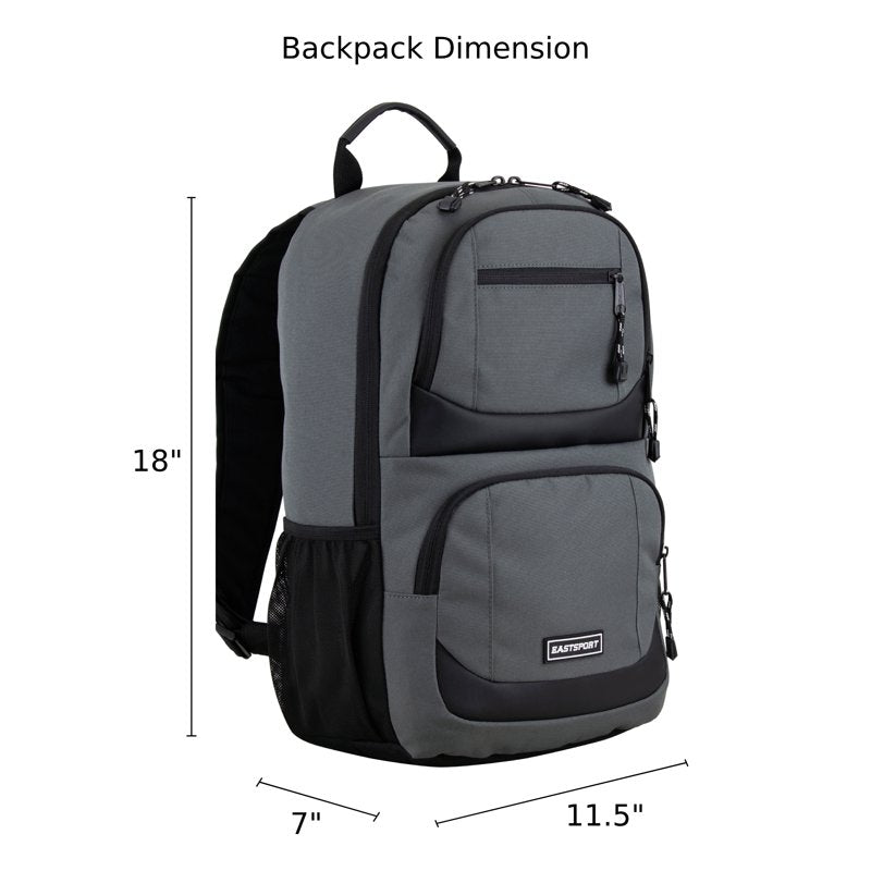 Unisex Commuter Tech Backpack - Water-Resistant Laptop Bag for Work & Travel