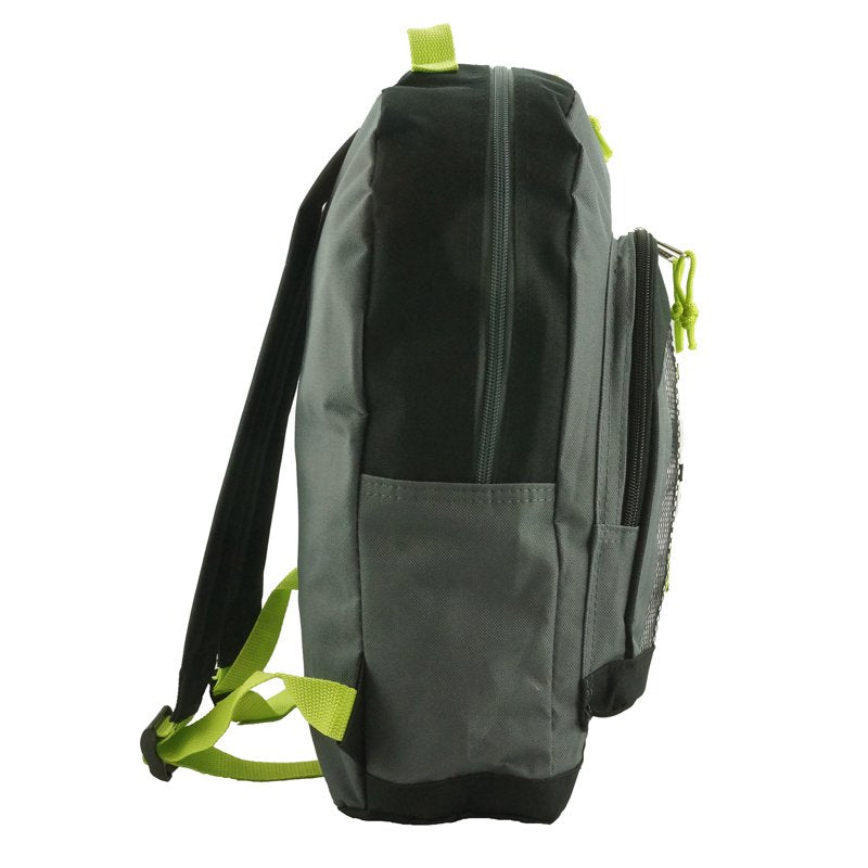 Lightweight Unisex 15-Inch School Backpack with Bungee Compression - Water Resistant Travel Daypack