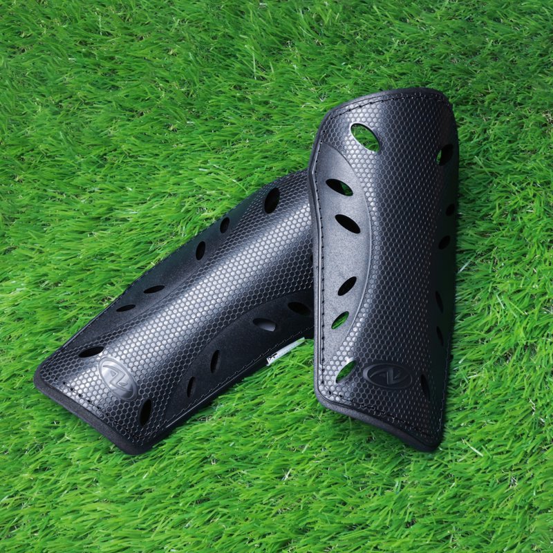 Soccer Shin Guards with Sleeve - Medium, Black (Variation: M) by Athletic Works