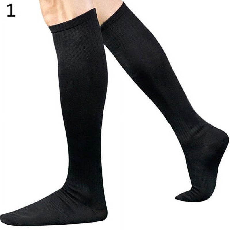Men's Over Knee High Sport Socks for Soccer Football Baseball Hockey - Yellow
