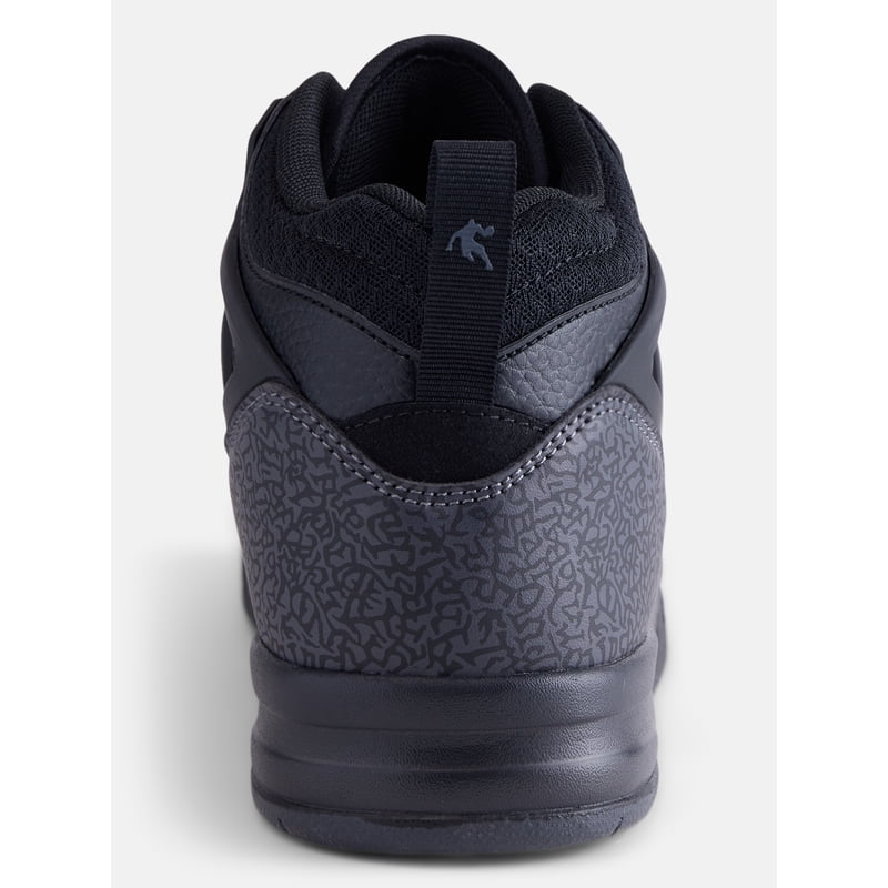 Men's Basketball Sneakers with Ankle Strap and Cushioned Insole